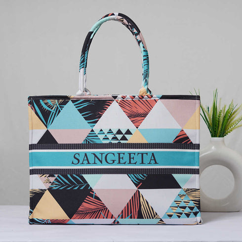 Personalised Multicolor Printed Box Bag Combo Gift Set