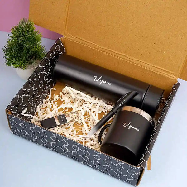 Personalised 4-in-1 Corporate Gift Set For Men