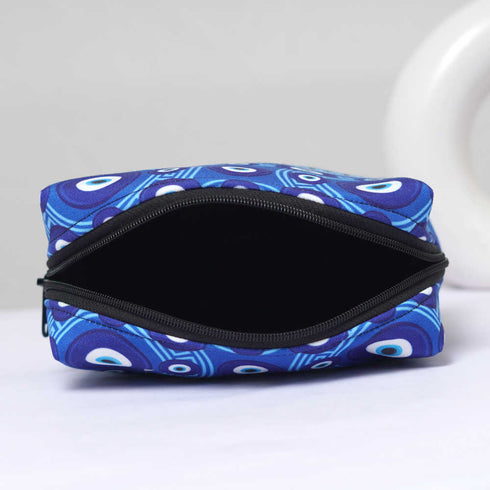 Blue Evil Eye Box Pouch