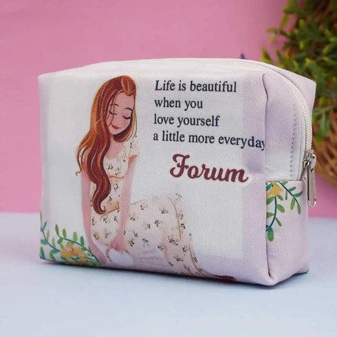 Personalized Girl Printed Box Pouch For Women