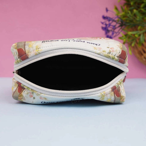 Personalized Floral Printed Box Pouch For Kids