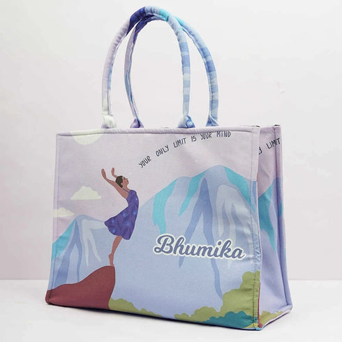 Personalised Printed Box Tote Bag