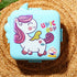 Personalized Unicorn Theme Steel Compartment Lunch Box for Kids
