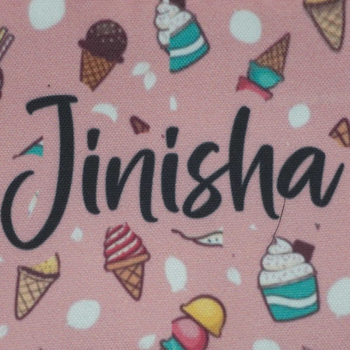 Ice Cream Printed Kids Personalised Pouch