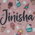 Ice Cream Printed Kids Personalised Pouch