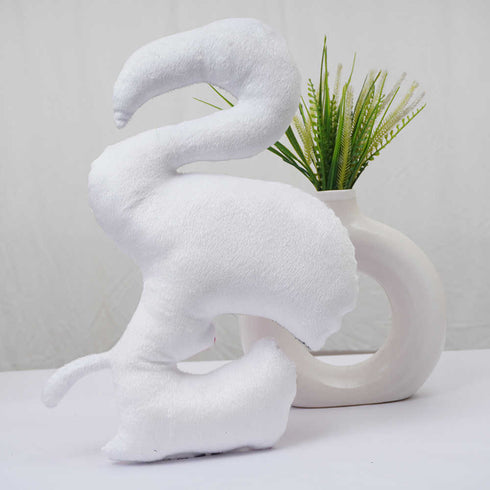 Crazy Corner Flamingo Shape Pillow