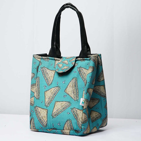 Sandwich Printed Lunch Bag With Handle