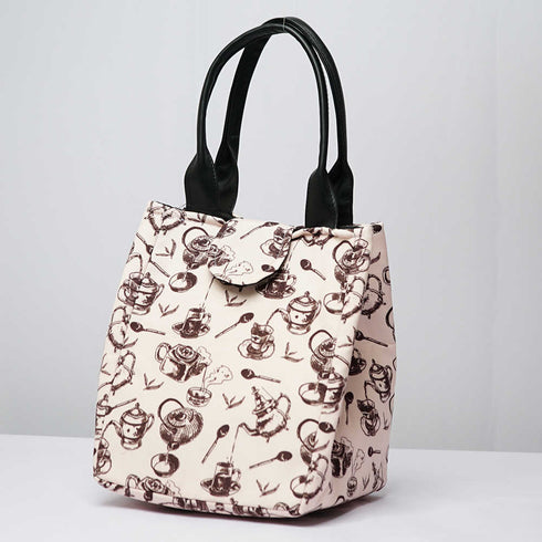 Kettle Printed Lunch Bag With Handle