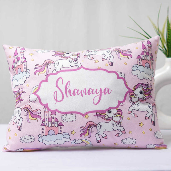 Personalized Unicorns Printed Pillow