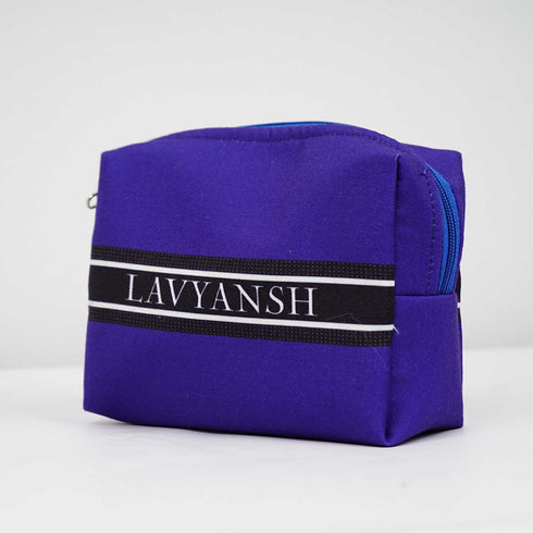 Personalised Blue Kids Printed Box Pouch