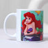 Personalized Mermaid Printed Kids Pillow & Mug Combo