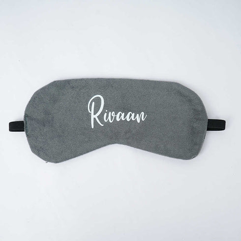 Personalized Kids Eye Mask - Grey