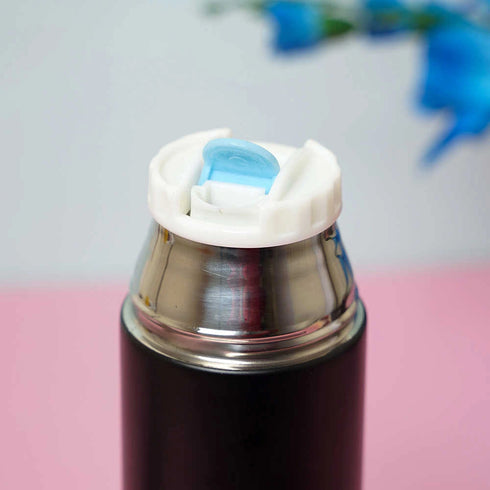 Personalized Flask Bottle with Mug Lid