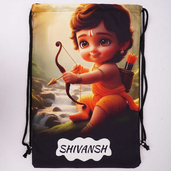 Personalised Printed Kids Drawstring Bag