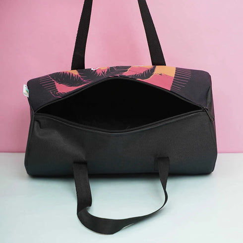 Personalized Flamingo Printed Swimming Duffle Bag for Kids