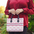 Pink Customized Canvas Sling Bag - Uncommongifts.in