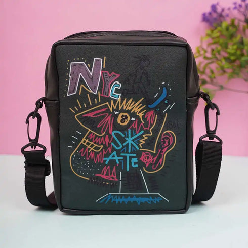 Personalised Printed Men Sling Bag