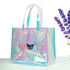 Personalized Holographic Travel Kids Tote Bag with Patch