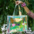 Personalized Holographic Travel Kids Tote Bag with Patch