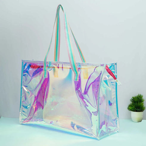 Personalized Holographic Travel Tote Bag