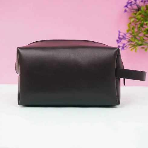 Personalized PU Box Pouch with Charm