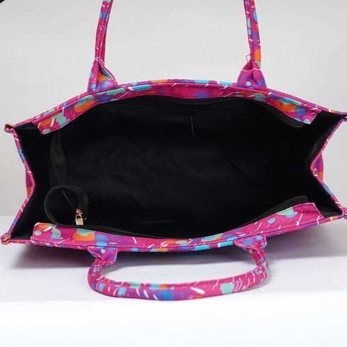 Girl with Attitude Printed Box Tote Bag - Uncommongifts.in