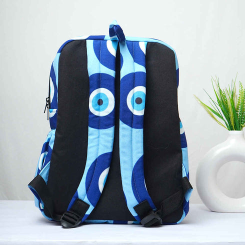 Personalised Evil Eye Printed Kids Bag Pack