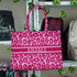 Pink Leopard Printed Customised Box Tote Bag - Uncommongifts.in