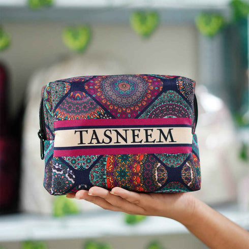 Personalised Mandala Box Pouch - Uncommongifts.in