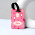 Personalised Pink Printed Kids Pouch & Luggage Tag Combo