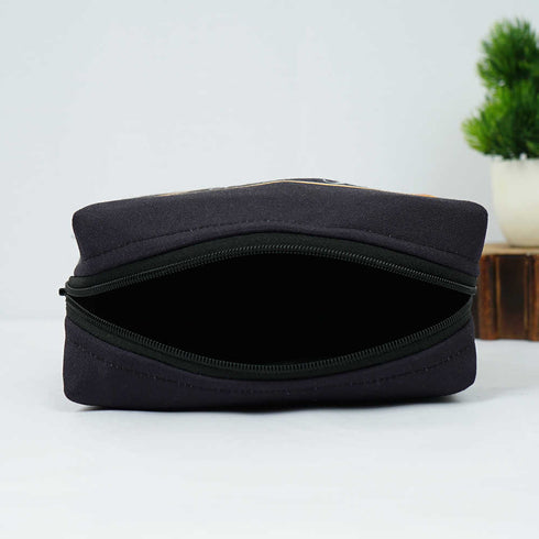 Personalised Black Printed Kids Sling Duffle Bag Combo Gift Set