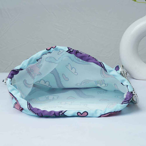 Personalised Animal Printed Kids Drawstring Bag