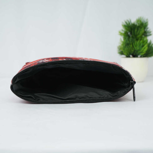 Personalised Snow Flakes Printed Christmas Pouch