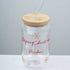 Personalised Glass Tumbler for Christmas