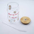 Personalised Glass Tumbler for Christmas