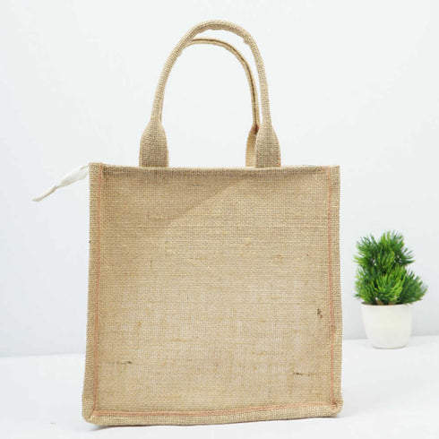 Customized Jute & Canvas Lunch Bag for Christmas
