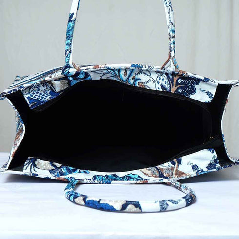 Personalised Floral Printed Box Bag Combo Gift Set