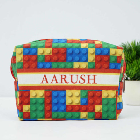 Personalised Puzzle Printed Box Pouch for Kids
