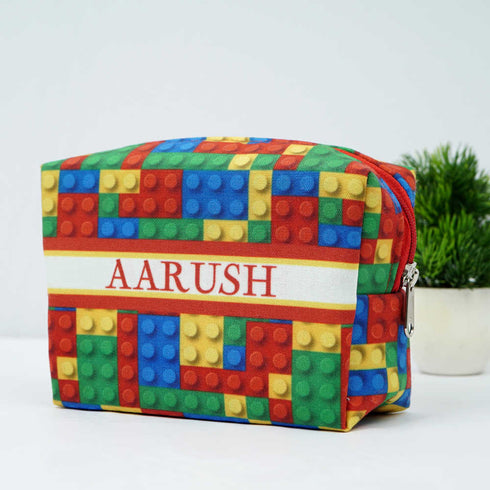 Personalised Puzzle Printed Box Pouch for Kids