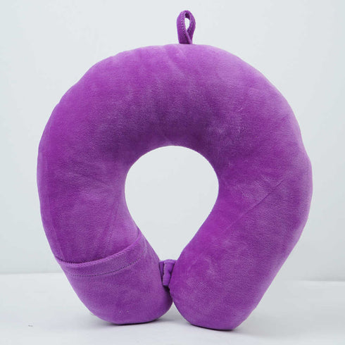 Personalised Dream Catcher Printed Neck Pillow - Purple