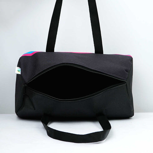 Personalised Multicolor Stripes Printed Swimming Duffle Bag for Kids