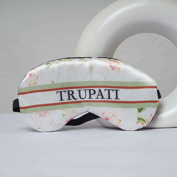 Personalized Floral Printed Eye Masks