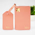 Personalized Passport Cover & Luggage Tag Combo Gift Set