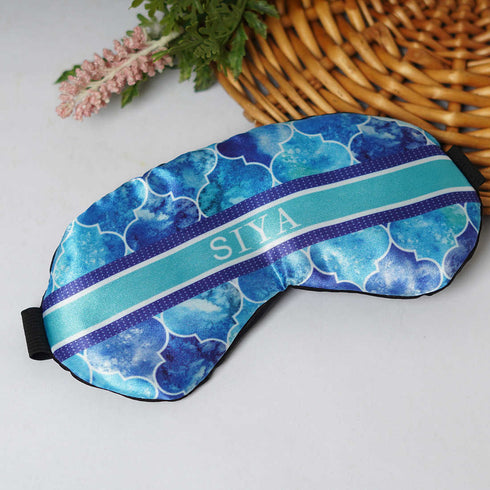 Customized Ethnic Motifs Blue Printed Combo Gift Set - Uncommongifts.in