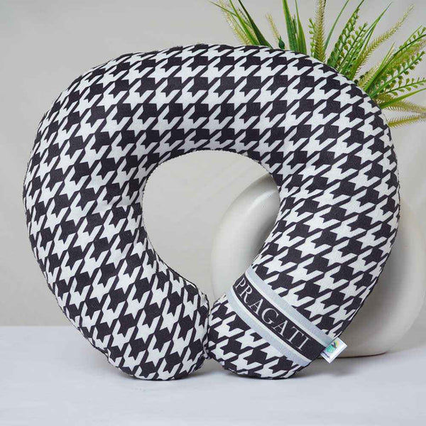 Personalized Geometric Printed Neck Pillow