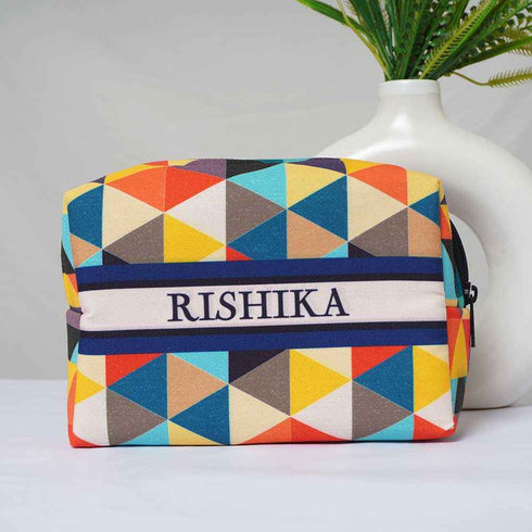 Personalised Multicolor Printed Box Bag Combo