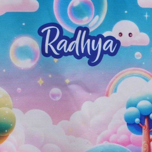 Personalised Multicolor Printed Kids Art Tote Bag