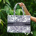Black & White Animal Printed Customised Box Tote Bag - Uncommongifts.in
