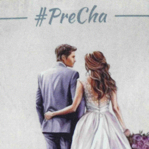 Personalised Canvas Wedding Box Pouch