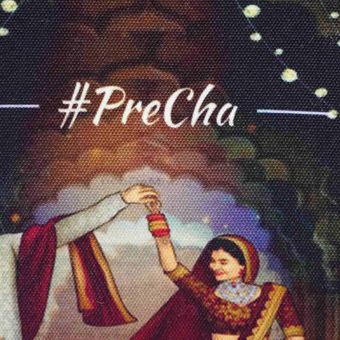 Personalised Bride Printed Wedding Box Pouch